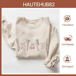 Hairstylist Sweatshirt, Coquette Hair Stylist Gifts, Hair Stylist Sweater, Hairdresser, Cosmetology School Graduation, Cosmetologist
