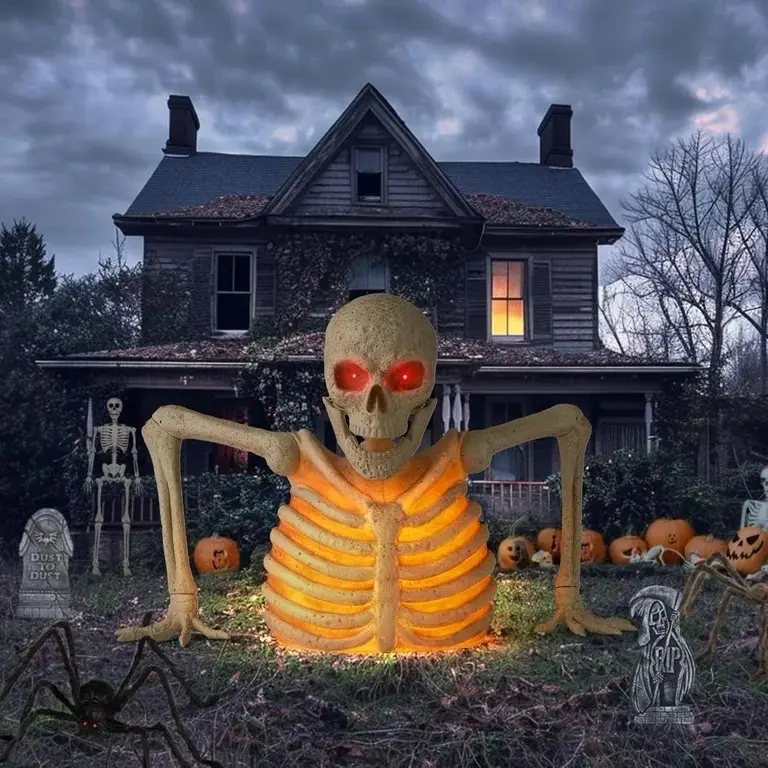 41 Inch giant halloween skeleton Groundbreaker