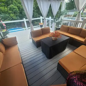 4/8/12/14 Piece Set High Elasticity Outdoor Sofa Cushion Covers, Comfy Soft Washable Touch, All-Seasons, Fashionable and Durable #GLOBAL PICKS
