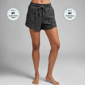 Comfrt | Waffle Lounge Short | Textured Waffle Knit Lounge Shorts With Drawstring