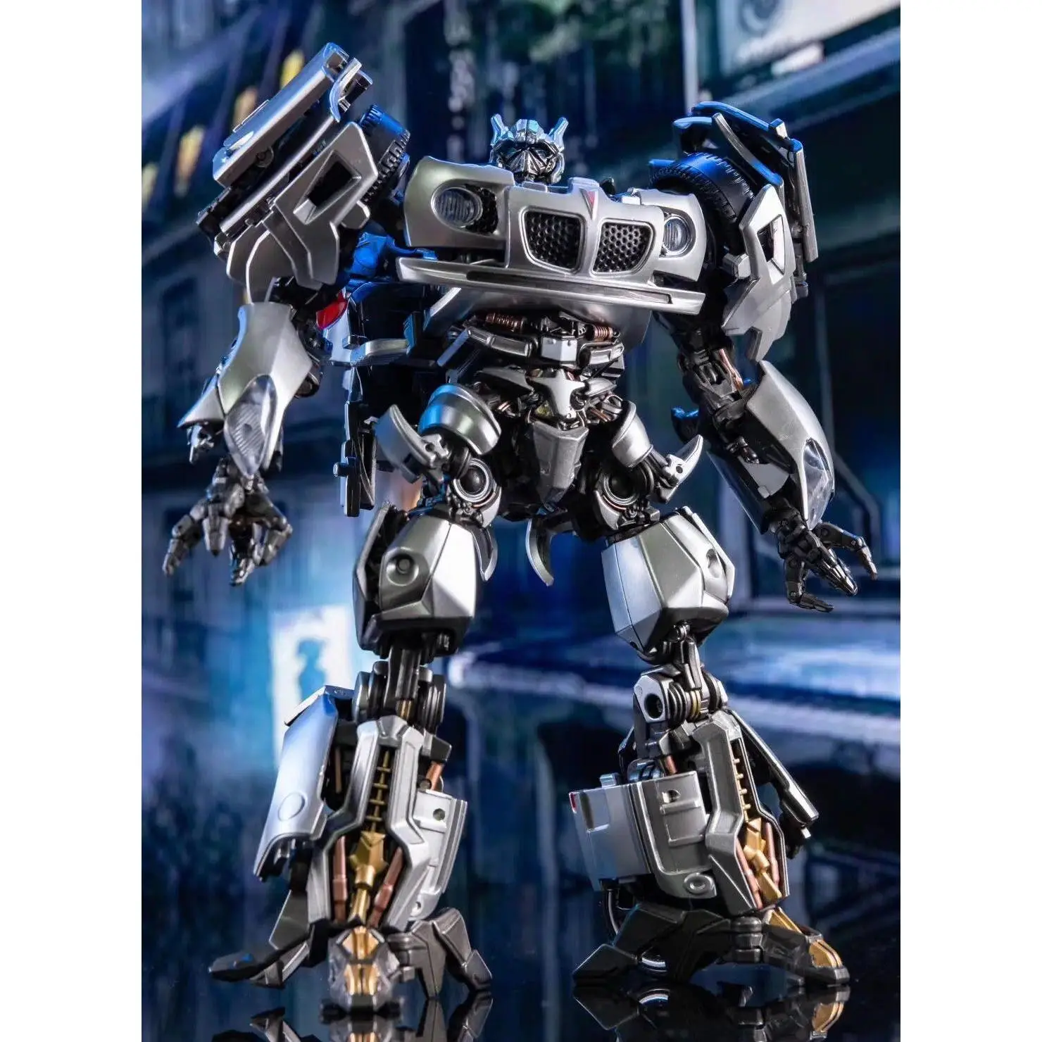 AOYI LS18 BMB Jazz Black Mamba MPM09 Plastic Transformable Collectible Action Figure Model, Hand-operated Sports Car GT Lieutenant Robotics Articulating Figurines, Stress Relief Toy Model Kit