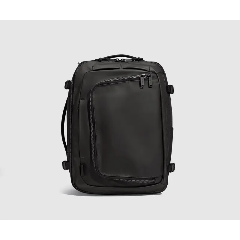 antik kraft black leather convertible backpack Nyra Webbing Strap Purse (Black) Crafted from vegan leather of the utmost quality Yara Convertible Backpack - Brown