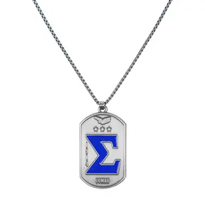 BBGreek Phi Beta Sigma - Dog Tag Pendant Necklace - Official Vendor