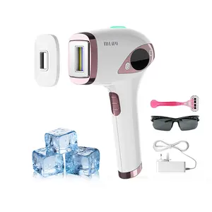 MLAY T4 IPL Laser Handheld Hair Removal Device for Women/Men,High Energy Hair Remover Machine with Painless Ice Cooling on Bikini & All Body Areas,At-Home Mini Epilator, FDA Cleared,2-Year Warranty,Nice Gift.