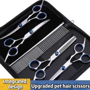 Sharp Stainless Steel Pet Hair Cutting Scissors for Dogs & Cats