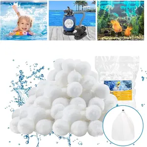 1lbs Pool Filter Ball for Sand Filter Pump for Above Ground Pool,Reusable Filter Balls Replace Pool Filter Sand (Equals 30 lbs Pool Filter Sand)
