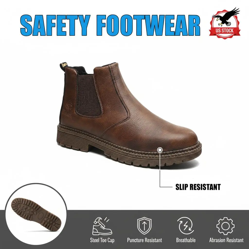 Splash-proof Smash-proof Puncture-proof Breathable Safety Shoes Unisex ...