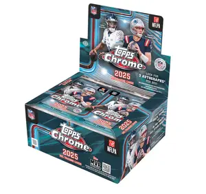 1 (ONE) Pack of 2025 Topps Chrome Football Hobby Jumbo *MUST BE OPENED LIVE*