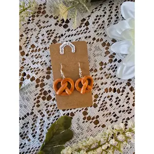 Pretzel Earrings