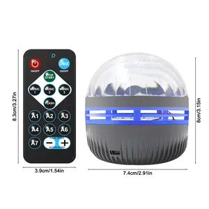 Galaxy Projector, Aurora Projector Light with Remote Control - Dynamic Lighting Effects, Dimmable Night Light, USB Power, Perfect for Living Room & Wedding Decor starry sky Audio