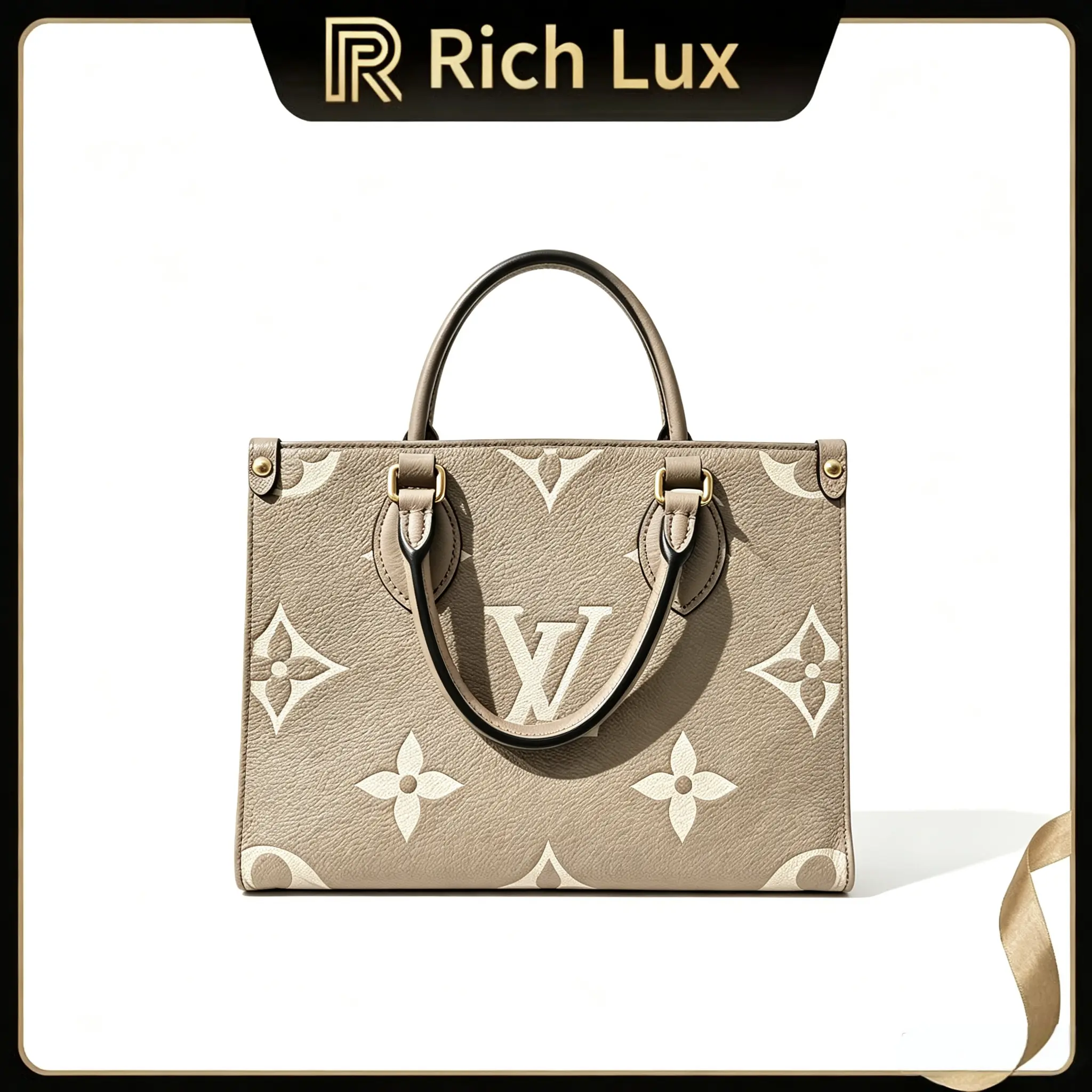 Pre-owned Louis Vuitton Authentic OnTheGo PM Monogram Tote Crossbody Bag
