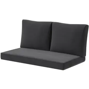 soft pp foam filled thick patio seat and back cushions durable shape retaining design for indoor outdoor seating renewal