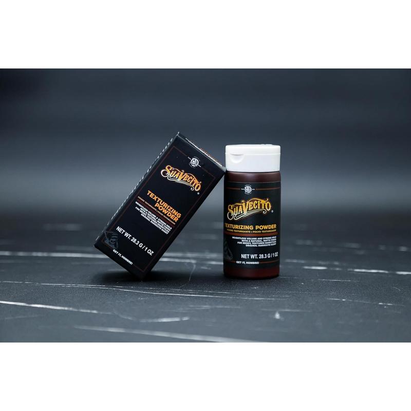 Suavecito Texturizing and Volumizing Hair Styling Powder with Shine Free Matte Finish and Strong Hold - No Mess, Oil Absorbing, Long Lasting