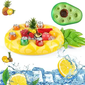 Inflatable Water Float Bar, Portable Inflatable Water Float Bar with Hole, Floating Drink Holder for Pool Party, Swimming Pool Float, Water Sports Equipment