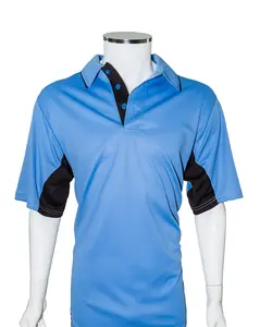 Traditional Major League Replica Umpire Shirt - SKY BLUE with BLACK