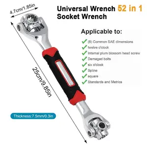 52-in-1 Professional-Grade Torque Wrench - Precision, Durability for Hand Tools & Hardware Applications