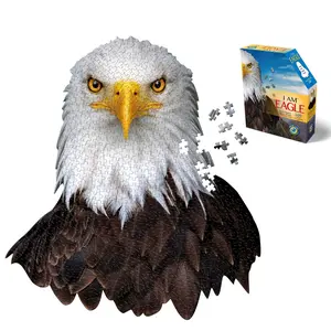 Puzzles - I AM Eagle - 550 Pieces - Animal Shaped Jigsaw Puzzle