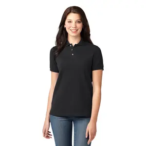 Port Authority® Ladies Heavyweight Cotton Pique Polo. L420