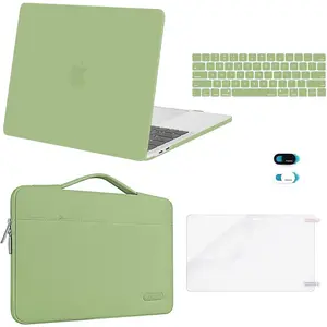 MOSISO Compatible with MacBook Pro 13 inch Case M2 2026, 2025, 2024-2016 A2338 M1 A2251 A2289 A2159 A1989 A1708 A1706, Plastic Hard Case&Bag&Keyboard Skin&Webcam Cover&Screen Protector