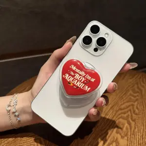 Boy Aquarium Retro Hockey Heart Button, Heated Rivalry, Ilya Rozanov, Ilya Rozanov phonegrip, Shane Hollander phonegrip