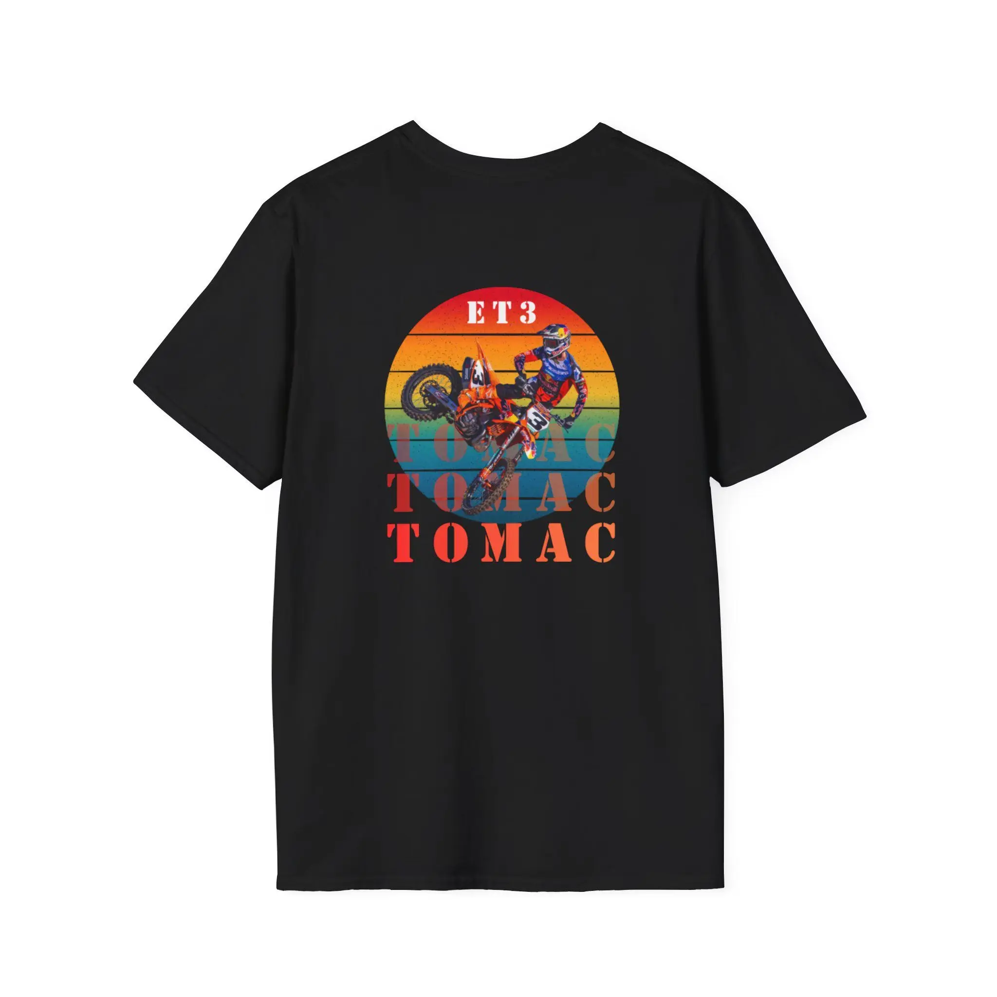 Eli Tomac Supercross, Motocross Racing T-shirt Sweatshirt Hoodie 2 Sided, ET3 Fan Gear Tee