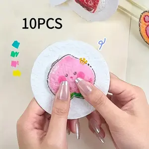 10 Piece Set 3D Round Paper Crafts, Foam Expansion Art Craft Paper, Fun Paper Arts for DIY Activities, Fun Crafting Experience, Ideal Gift for Christmas School Office Home, Perfect Gift Option, DIY Craft Kit
