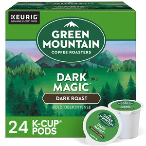 Green Mountain Coffee Roasters Dark Magic Coffee - Extra Bold Keurig K-Cup Coffee Pods - Dark Roast Coffee - High Box Count