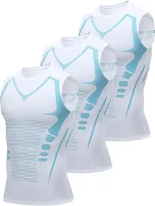 3-Pack Athletic Tank Tops for Men Sweat-Wicking Breathable Slim-Fitting Tops Ideal for Running Workouts Sleeveless Gym Shirts
