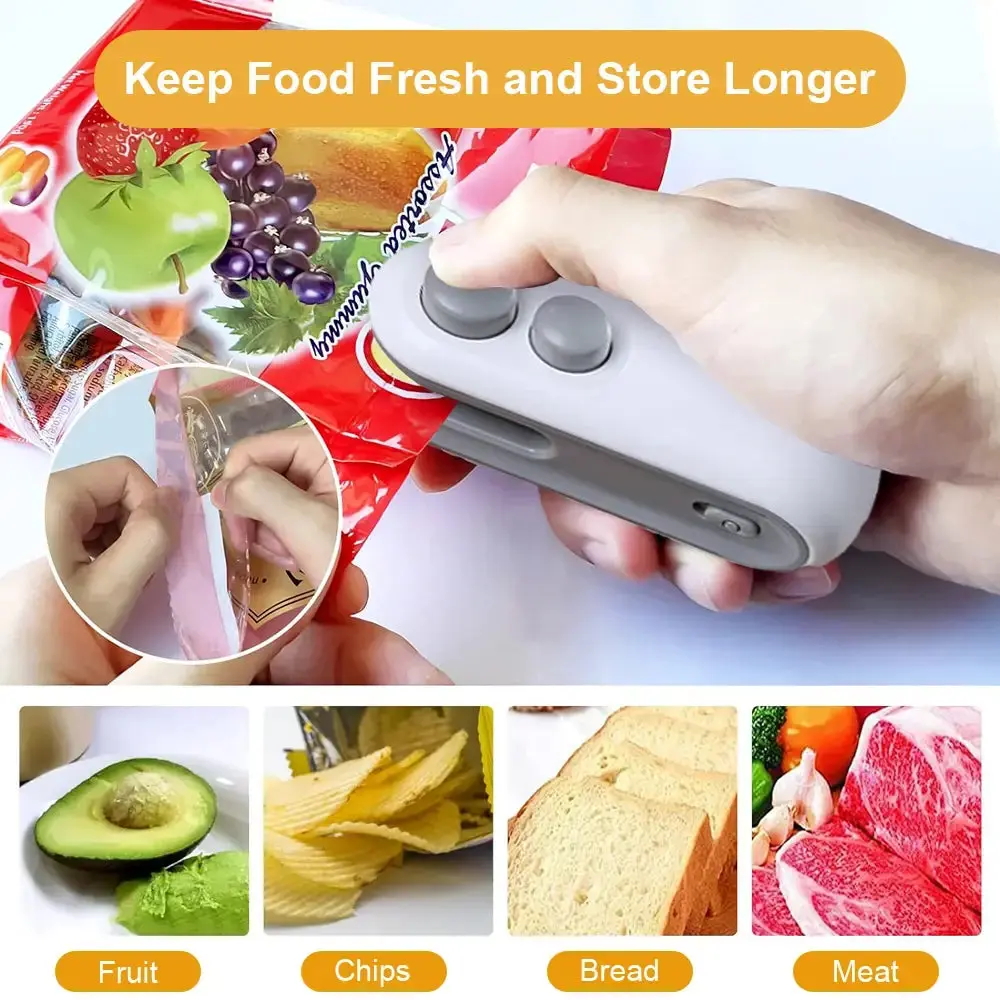 2 in 1 Heat Sealer With Cutter chip seal