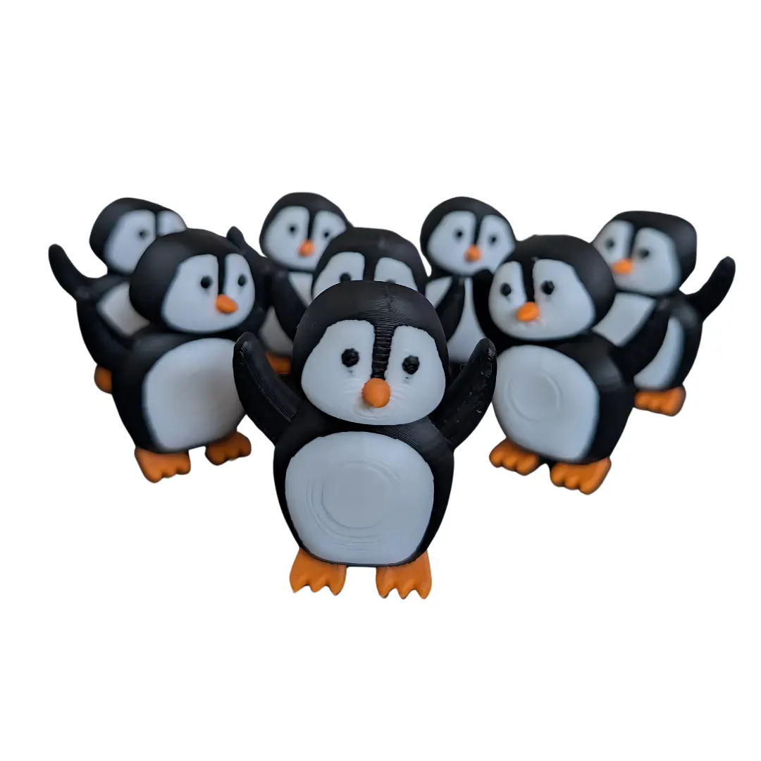 penguin posse - mini bobbleheads