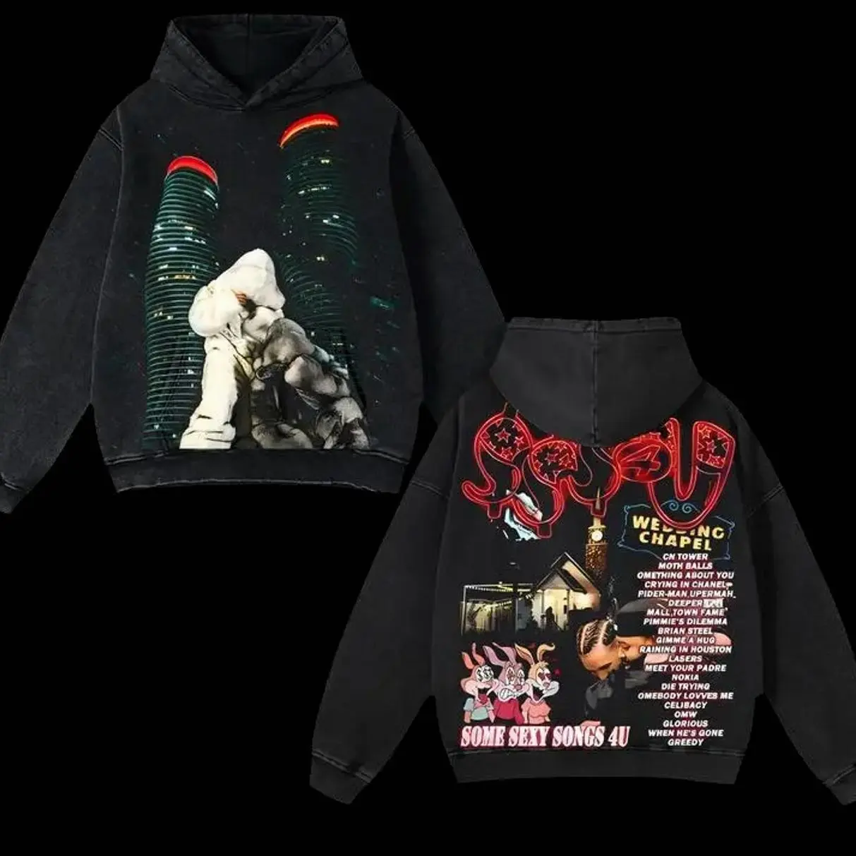 Some Sexy Songs 4 U DRAKE PARTYNEXTDOOR Unisex Shirt Rap Wash Hoodies, Rapper Hoodies, Hiphop Hoodies, Music Tour Merch Gift for Him Gift For Her, Y2K Womenswear JMJ