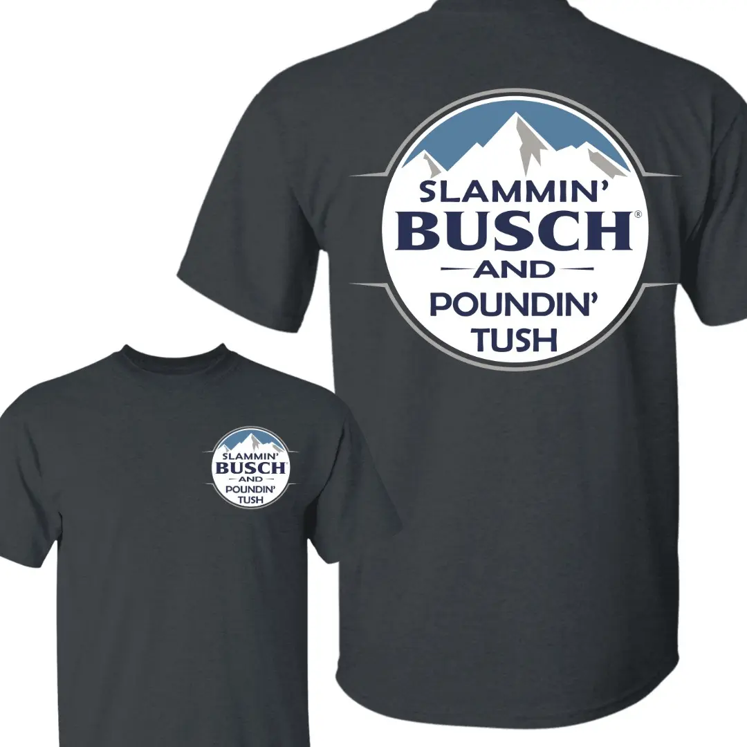 Slammin’ BL and Poundin’ Tshirt For Men and Women, Funny Drinking Casual Cotton Top