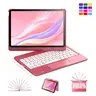 Typecase Backlit Wireless Tablet Keyboard Case (No Tablet Included) for iPad, 360° Rotatable Removable Stand, 74-Key Plastic Design, Multi-Touch Support, 11-Color RGB Backlight, Business Work Accessory Compatible with iPad A16/10th Gen, Air & Pro,TechVibe