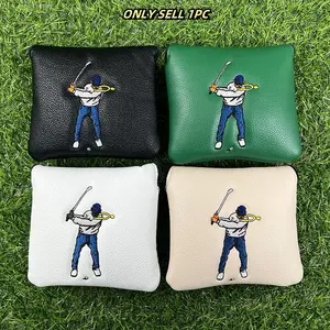 Golf Swing Push Rod Protective Cover, Durable Waterproof PU Fabric, Golf Accessory, Available in Five Colors, Best Protection for Your Golf Club Golf Bag Accessories