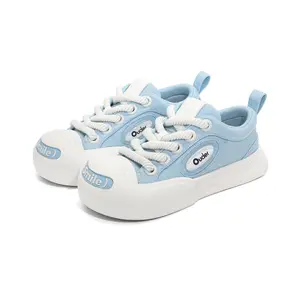 Smile Iceberg Canvas Shoes Sneaker Closed Footwear Women's Lace