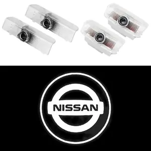2Pcs Car Door Welcome Light Led Logo Laser Projector Courtesy Lamp Decoration For Nissan Altima Teana 2008-2020 PATROL Maxima Amadar Titan Accessories