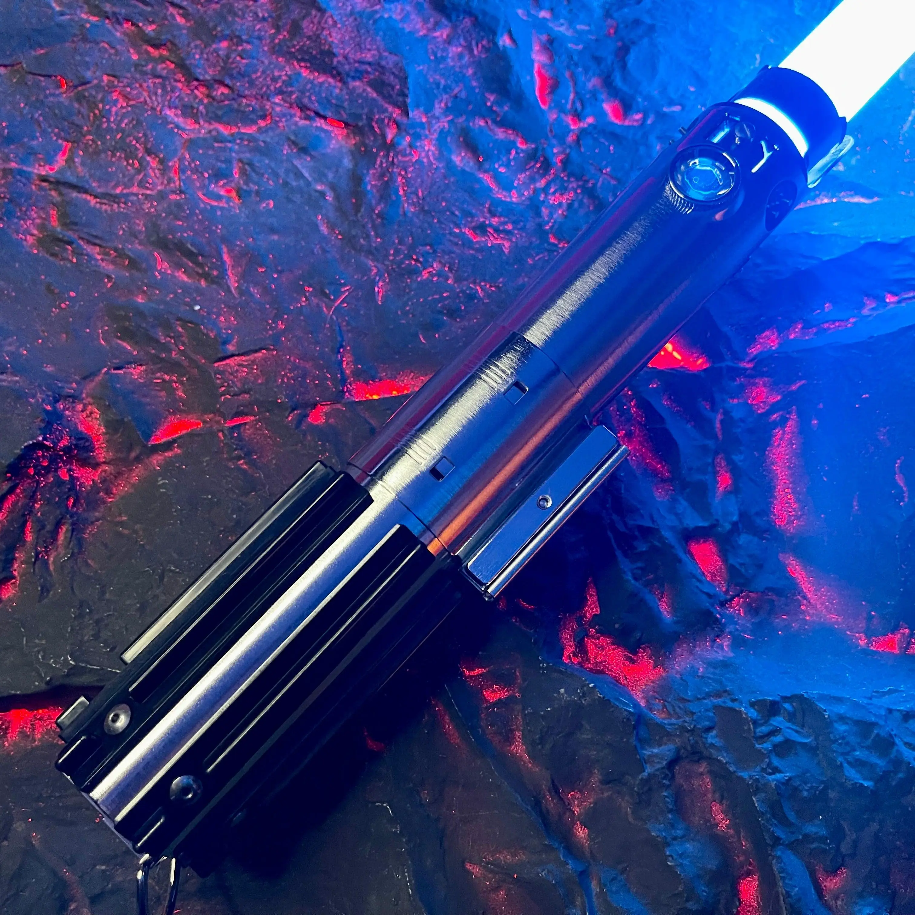 Crimson Dawn Graflex Lightsaber - 15+ Years Dueling Use, Custom Aluminum Hilt, Screen Silhouette Electric Toy Accessory for Toys & Hobbies