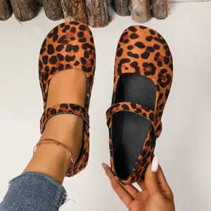 Women's Ballet Flats Business Office Work Dress Shoes Low Wedge Round Toe Slip-Ons Comfortable Dressy Casual Loafers for All Seasons