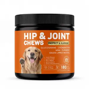 Hip & Joint Mobility Bites for Dogs Natural Joint Health Supplements 180 Soft Chews