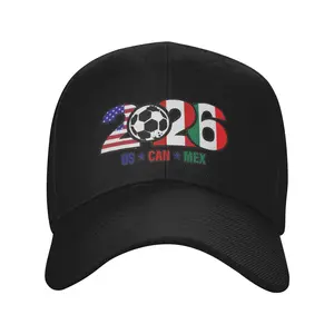 2026 Soccer Fan Cap – USA, CAN, MEX Host Countries Baseball Hat, Adjustable Unisex Fit, for Soccer Supporters