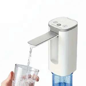 Portable Smart Rechargeable Electric Water Jug Dispenser (1pc) - Digital Display, Universal for 3-5 Gal Bottles, Travel-Friendly Automatic Portable Water Coolers & Dispensers for Home, Office