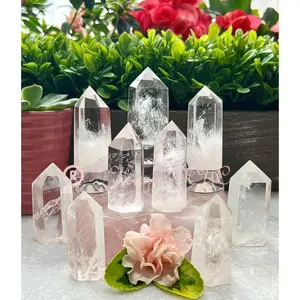 Wholesale Lot 1 Lb Natural Clear Quartz Obelisk Tower Point Crystal Energy