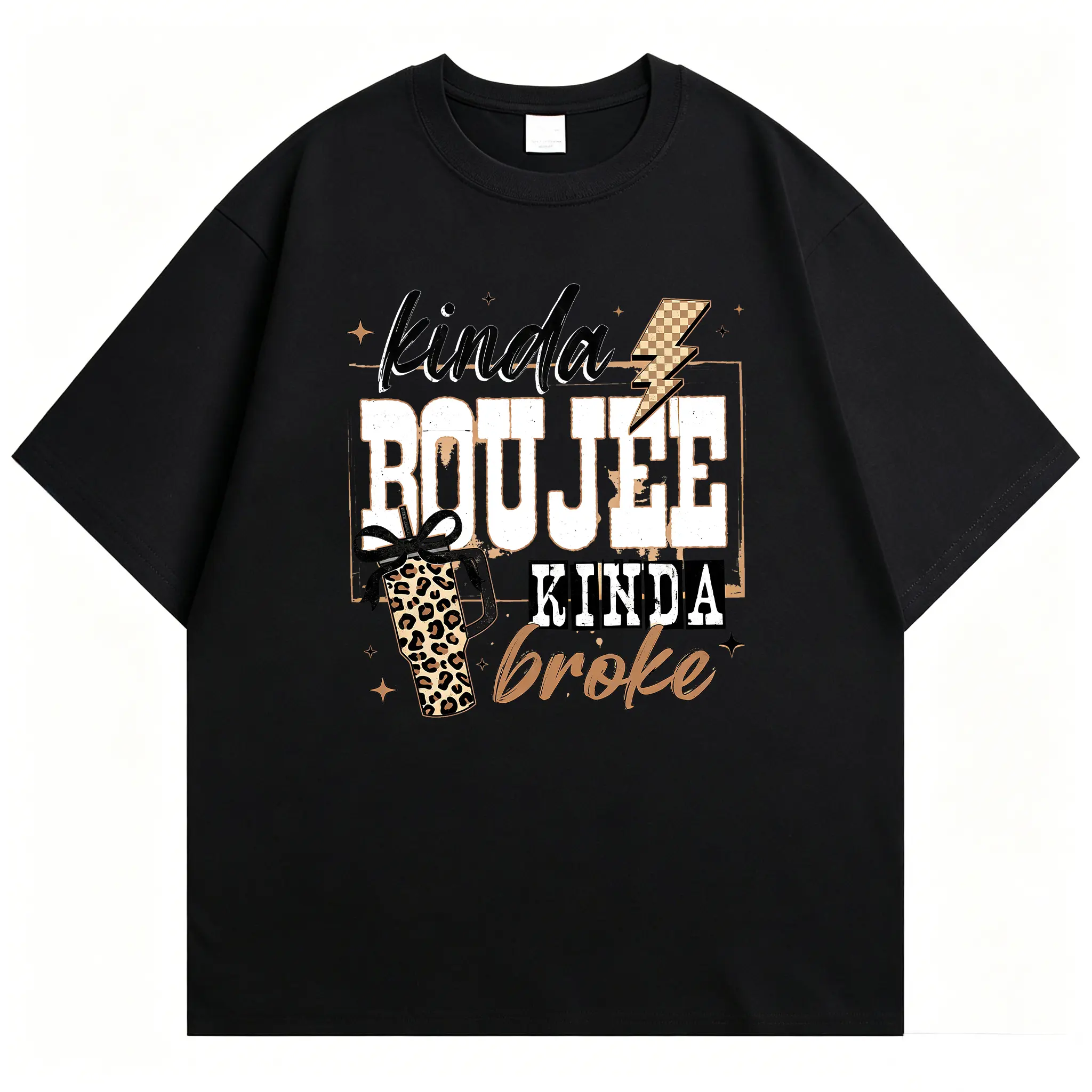 Women's Coquette Leopard Print T-Shirt - Soft 100% Cotton Short-Sleeve Top for Casual Streetwear, Everyday & Gym Wear, Shortsleeve, Lady, Yoga Exercises, Sporty Chic, Sweat‑Absorb Fast