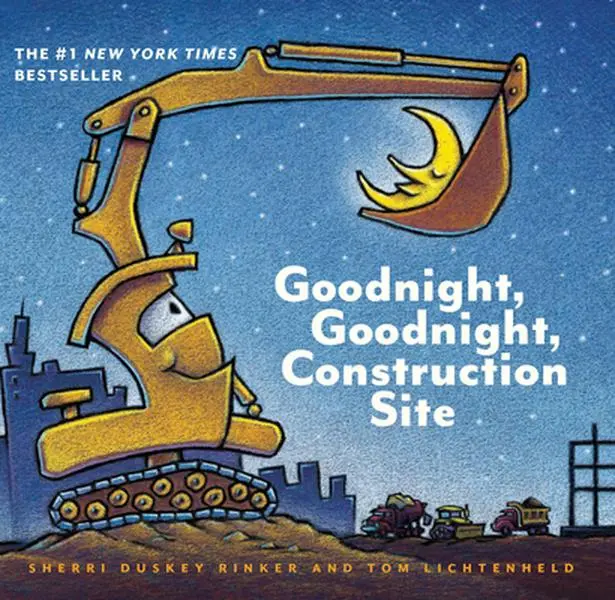 USED Book - Goodnight, Goodnight, Construction Site by Rinker, Sherri Duskey (Board book) - english
