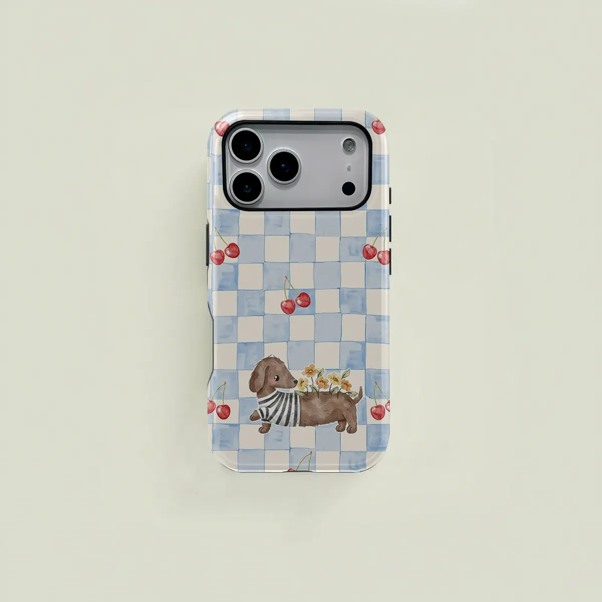 1 pc colorful flower girl pattern double layer protective case solid 2 in 1 protective case for iPhone 17 16 15 Pro 14 13 12 11 Pro Max 14 Plus 15 Plus 16Plus 17Plus Samsung Galaxy S25 S24 S23 Ultra series protective case couple mobile phone case boyfrien
