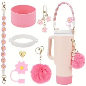 Stanley Cup Accessories Suit Water Bottle Handle Strap Siliocne Stanley Cup Boots Stanley Charm Stanley Cup 30 Oz 40 Oz Tumbler
