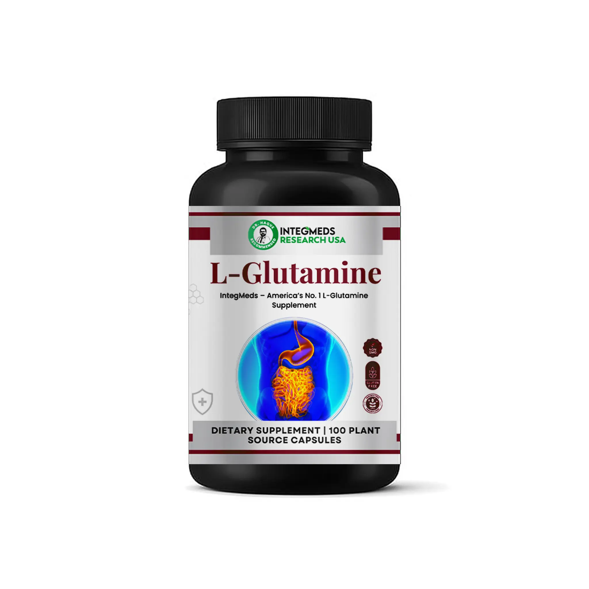 INTEGMEDS L-Glutamin Supplement - Boosts Liver Function & Maintains Normal Inflammatory Balance