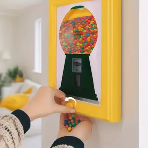 Candy Dispenser Frame, Candy Picture Frame Dispenser, Handy Candy Frame Dispenser, Picture Frame Candy Dispenser, For Candies, Nuts, Dog & Cat Treats, Suitable for Birthday & Holiday Gifts