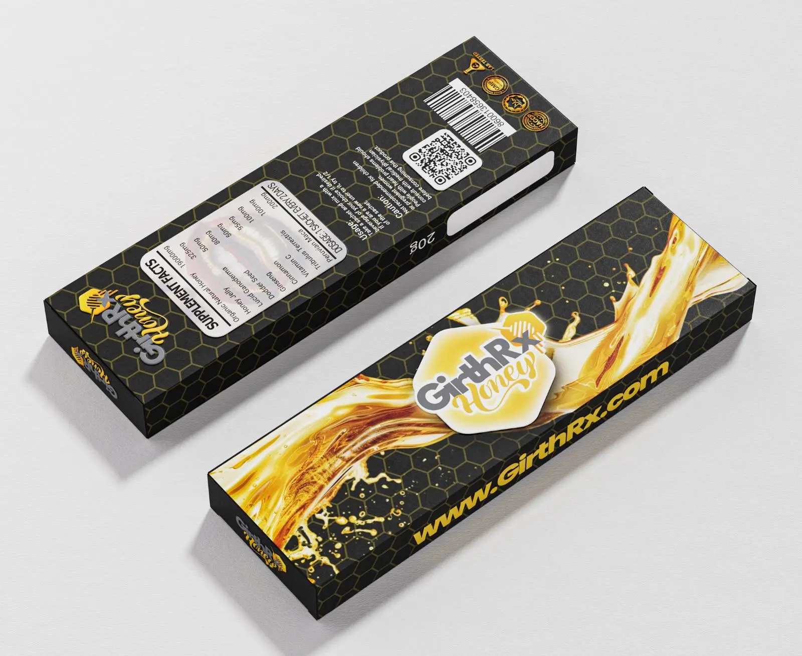 GirthRX Honey 20g Sachets – Natural Energy Boost & Daily Vitality Support