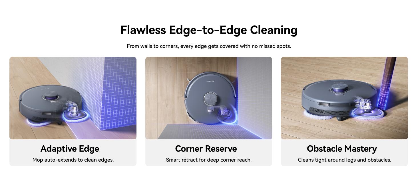 NARWAL Freo Z10 Ultra Robot Vacuum and Mop Combo, Dual RGB Cameras and Chips, AI Avoidance, 8N Corner to Edge Deep Cleaning, Dry-Wet Separation, 18000Pa, Hot Water Wash & Self-Emptying, Gray